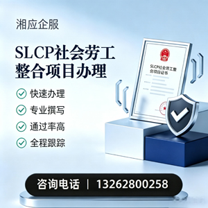 珠海SLCP社会劳工整合项目申报服务