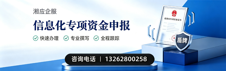 珠海信息化专项资金申报服务