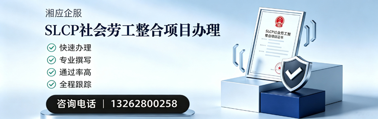 珠海SLCP社会劳工整合项目申报服务