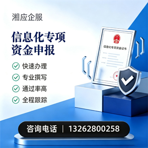 珠海信息化专项资金申报服务