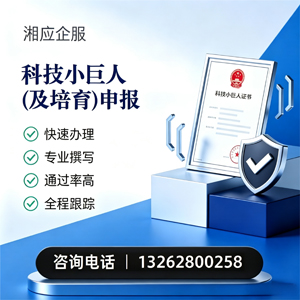 珠海科技小巨人及培育企业申报服务