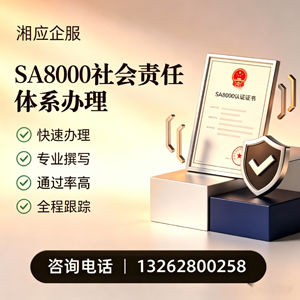 珠海SA8000社会责任体系认证服务